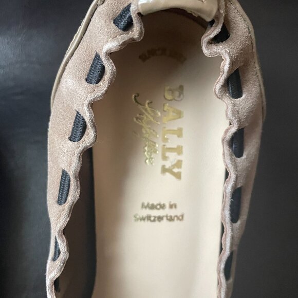 Bally High heel Styleflex pumps-Tan/Beige Made In Switzerland-5.5 - Picture 3 of 10